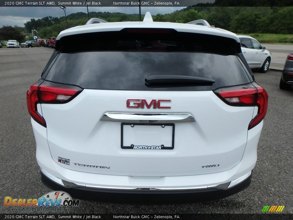2020 GMC Terrain SLT AWD Summit White / Jet Black Photo #6