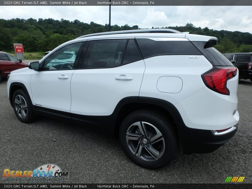 2020 GMC Terrain SLT AWD Summit White / Jet Black Photo #8