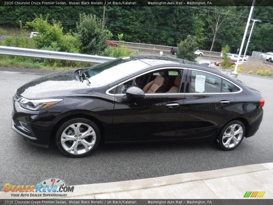 2016 Chevrolet Cruze Premier Sedan Mosaic Black Metallic / Jet Black/Kalahari Photo #7