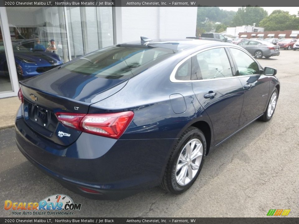 2020 Chevrolet Malibu LT Northsky Blue Metallic / Jet Black Photo #4