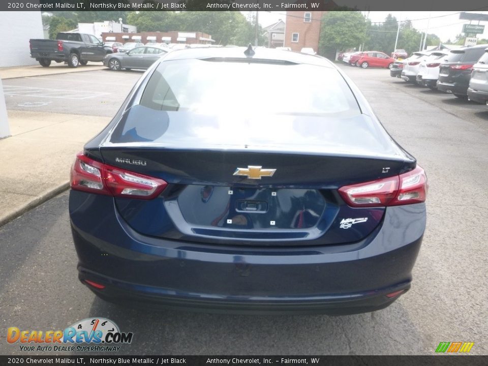 2020 Chevrolet Malibu LT Northsky Blue Metallic / Jet Black Photo #5