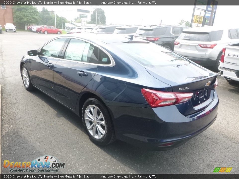 2020 Chevrolet Malibu LT Northsky Blue Metallic / Jet Black Photo #6