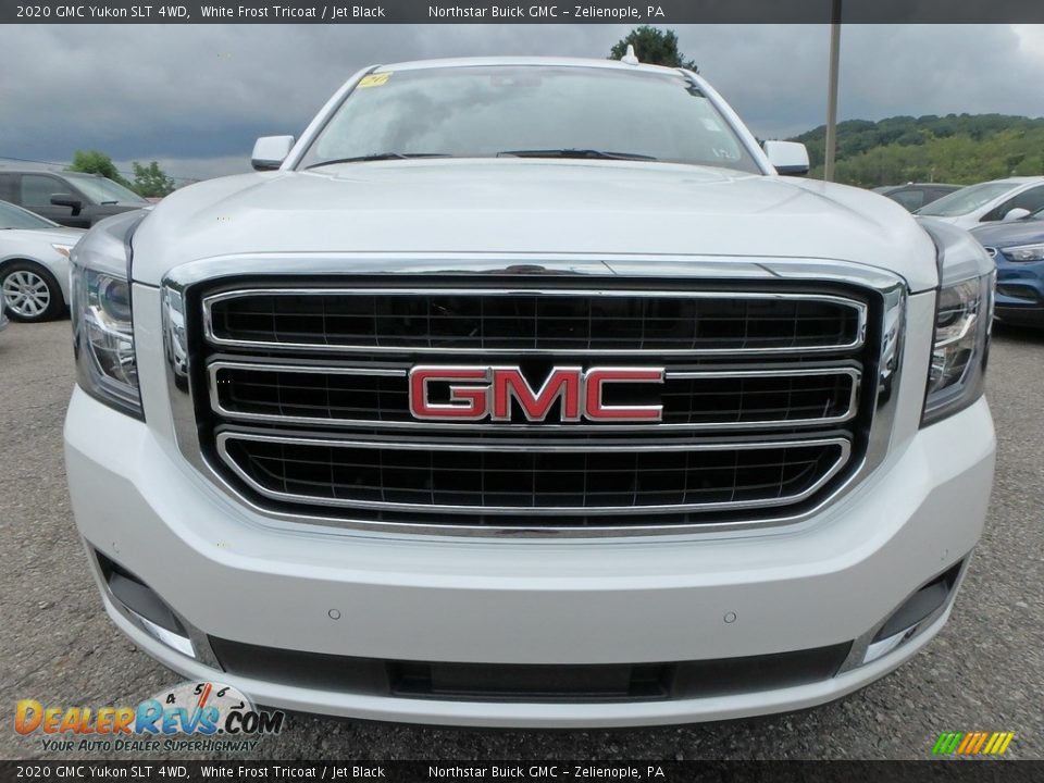 2020 GMC Yukon SLT 4WD White Frost Tricoat / Jet Black Photo #2