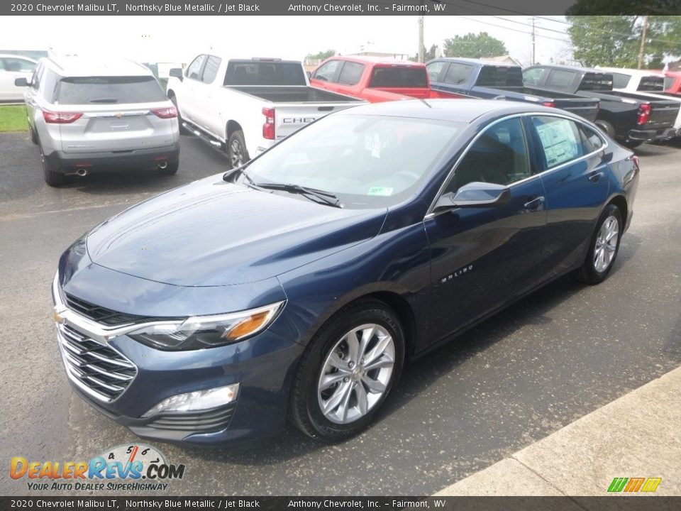 2020 Chevrolet Malibu LT Northsky Blue Metallic / Jet Black Photo #7