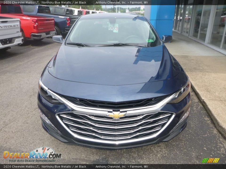 2020 Chevrolet Malibu LT Northsky Blue Metallic / Jet Black Photo #8