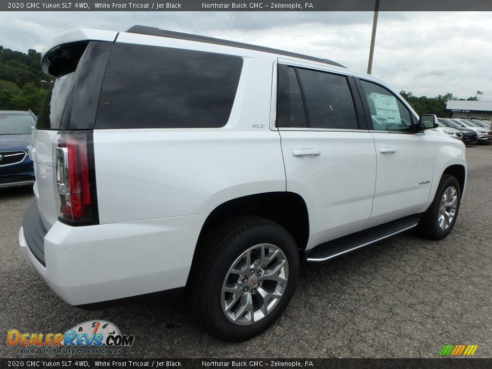 2020 GMC Yukon SLT 4WD White Frost Tricoat / Jet Black Photo #5