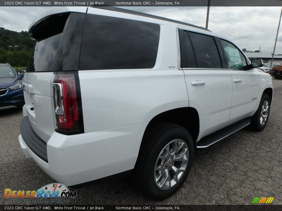 2020 GMC Yukon SLT 4WD White Frost Tricoat / Jet Black Photo #7