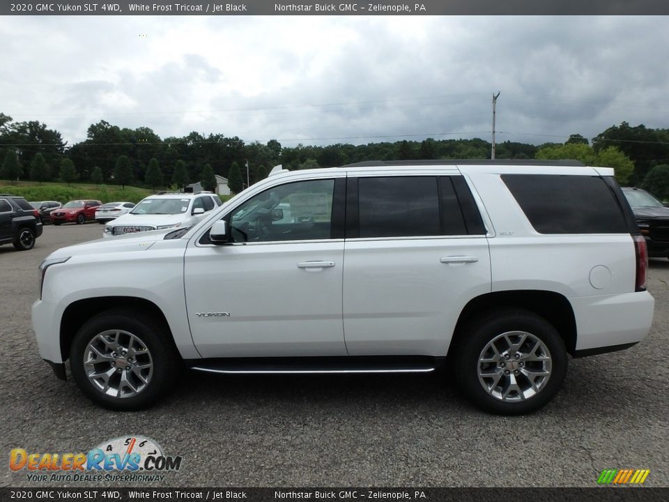 2020 GMC Yukon SLT 4WD White Frost Tricoat / Jet Black Photo #9