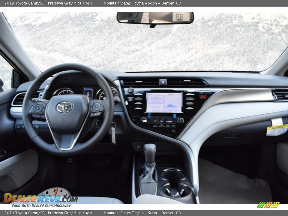 2019 Toyota Camry SE Predawn Gray Mica / Ash Photo #7