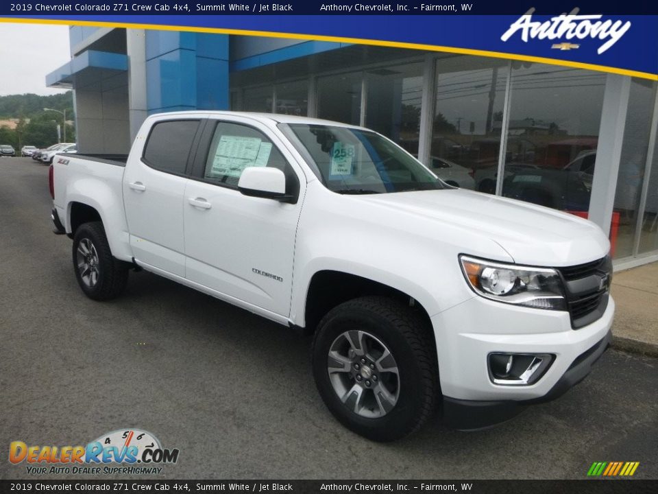 2019 Chevrolet Colorado Z71 Crew Cab 4x4 Summit White / Jet Black Photo #1