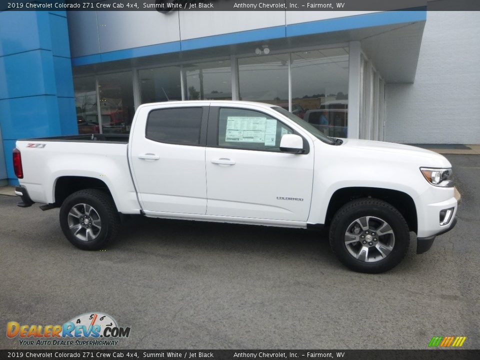 2019 Chevrolet Colorado Z71 Crew Cab 4x4 Summit White / Jet Black Photo #3