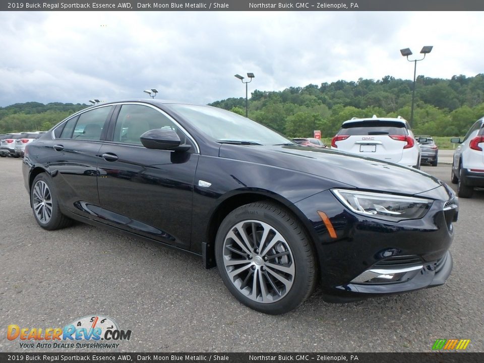 Dark Moon Blue Metallic 2019 Buick Regal Sportback Essence AWD Photo #3