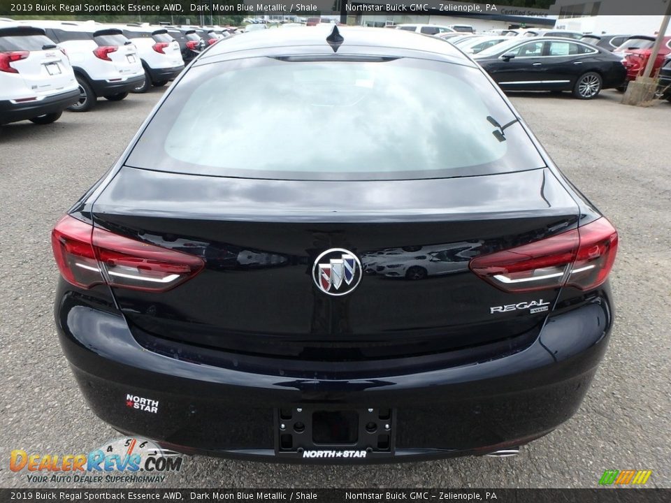 2019 Buick Regal Sportback Essence AWD Dark Moon Blue Metallic / Shale Photo #6