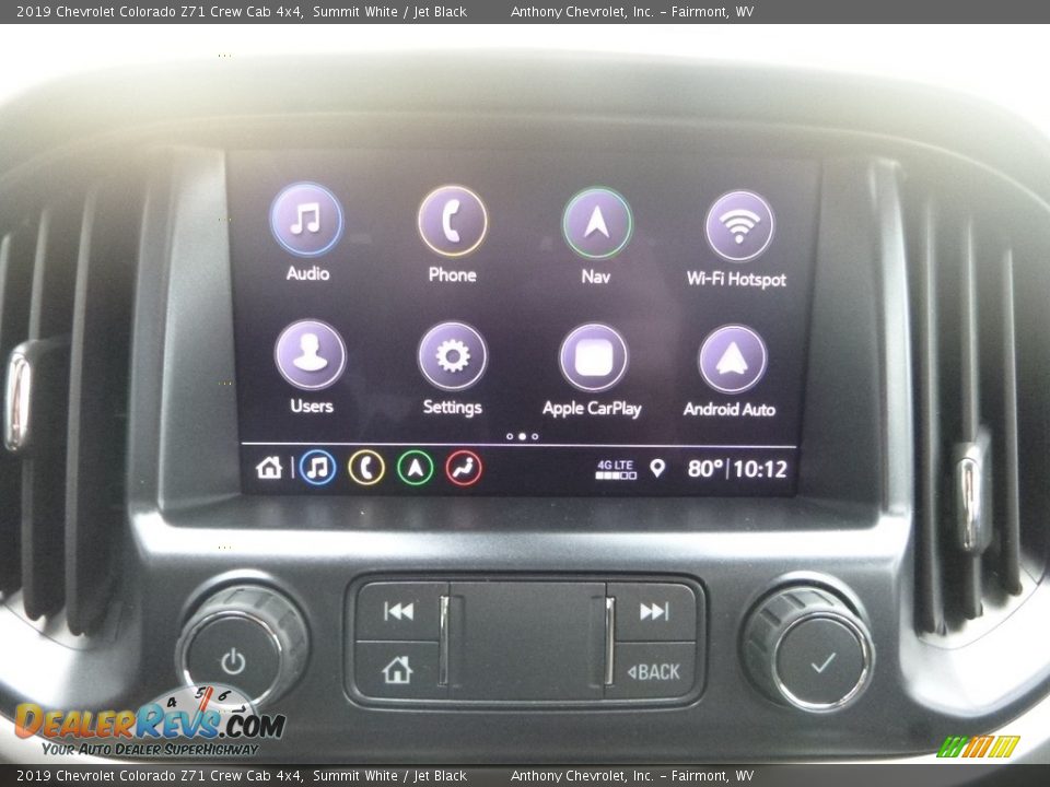 2019 Chevrolet Colorado Z71 Crew Cab 4x4 Summit White / Jet Black Photo #16