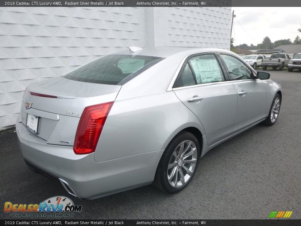 2019 Cadillac CTS Luxury AWD Radiant Silver Metallic / Jet Black Photo #5