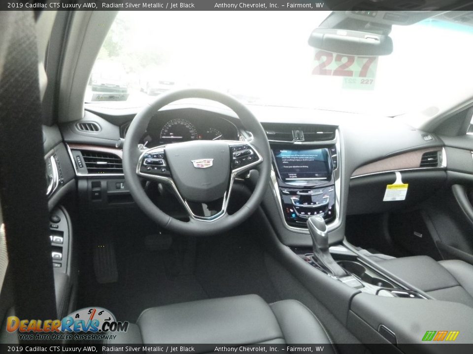 2019 Cadillac CTS Luxury AWD Radiant Silver Metallic / Jet Black Photo #9
