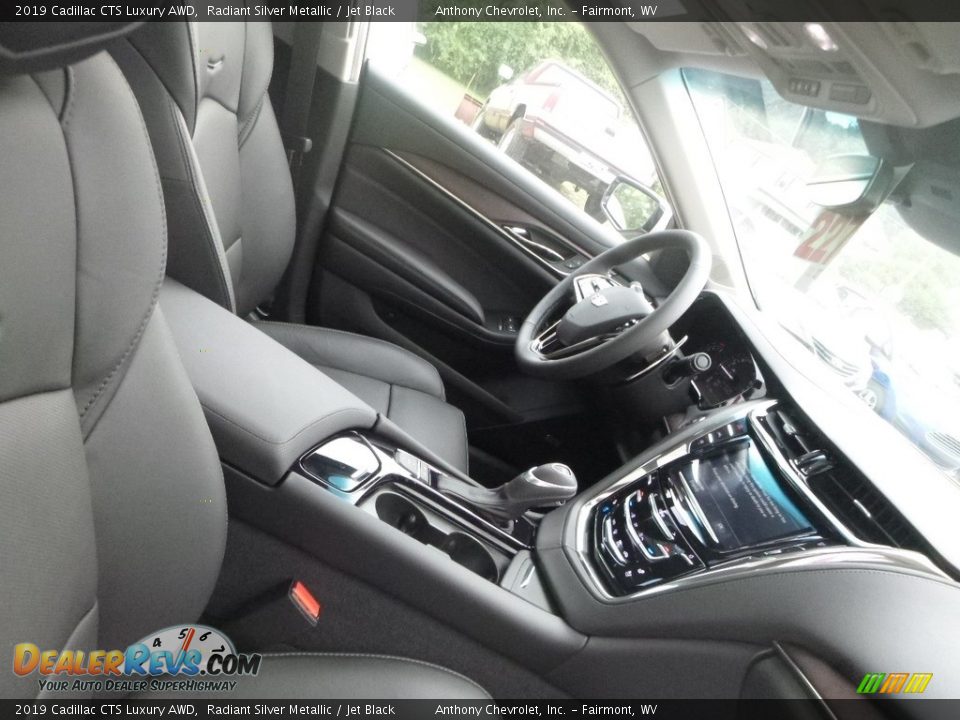 2019 Cadillac CTS Luxury AWD Radiant Silver Metallic / Jet Black Photo #10