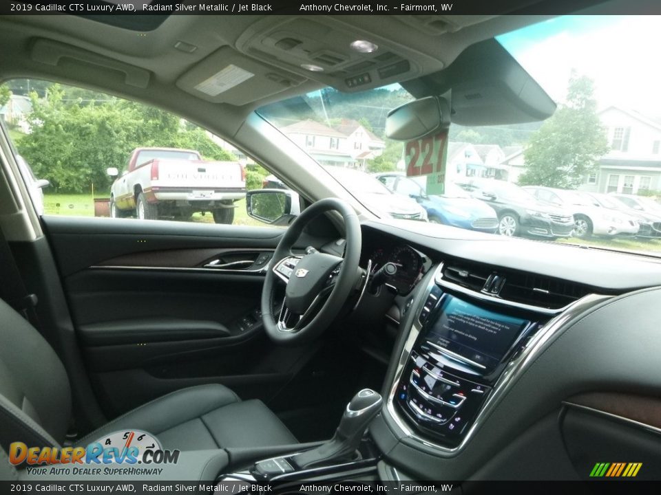2019 Cadillac CTS Luxury AWD Radiant Silver Metallic / Jet Black Photo #11