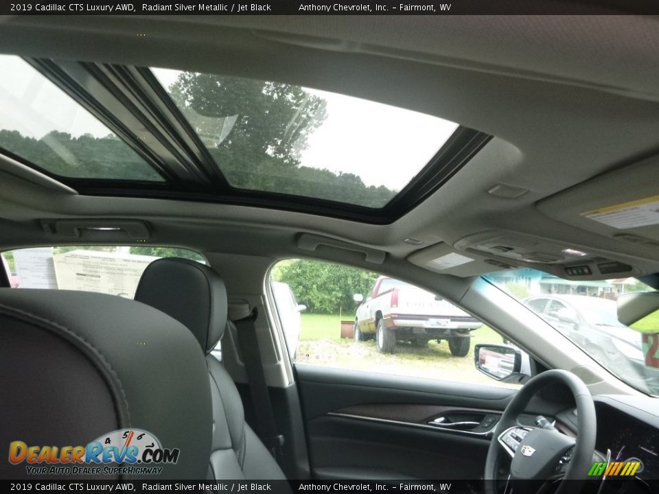 2019 Cadillac CTS Luxury AWD Radiant Silver Metallic / Jet Black Photo #12