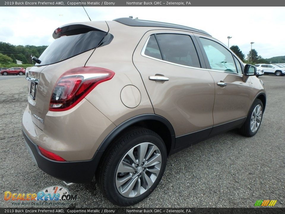 2019 Buick Encore Preferred AWD Coppertino Metallic / Ebony Photo #5