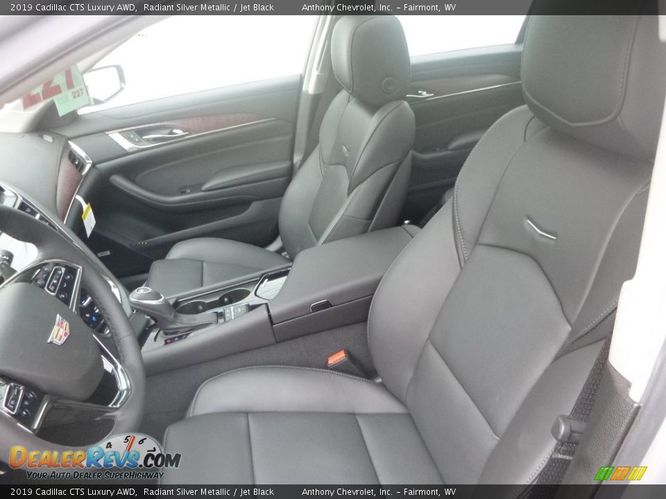 2019 Cadillac CTS Luxury AWD Radiant Silver Metallic / Jet Black Photo #14