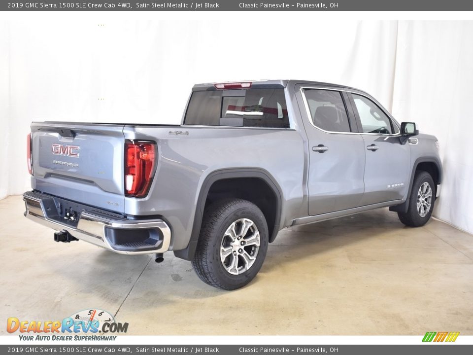 2019 GMC Sierra 1500 SLE Crew Cab 4WD Satin Steel Metallic / Jet Black Photo #2