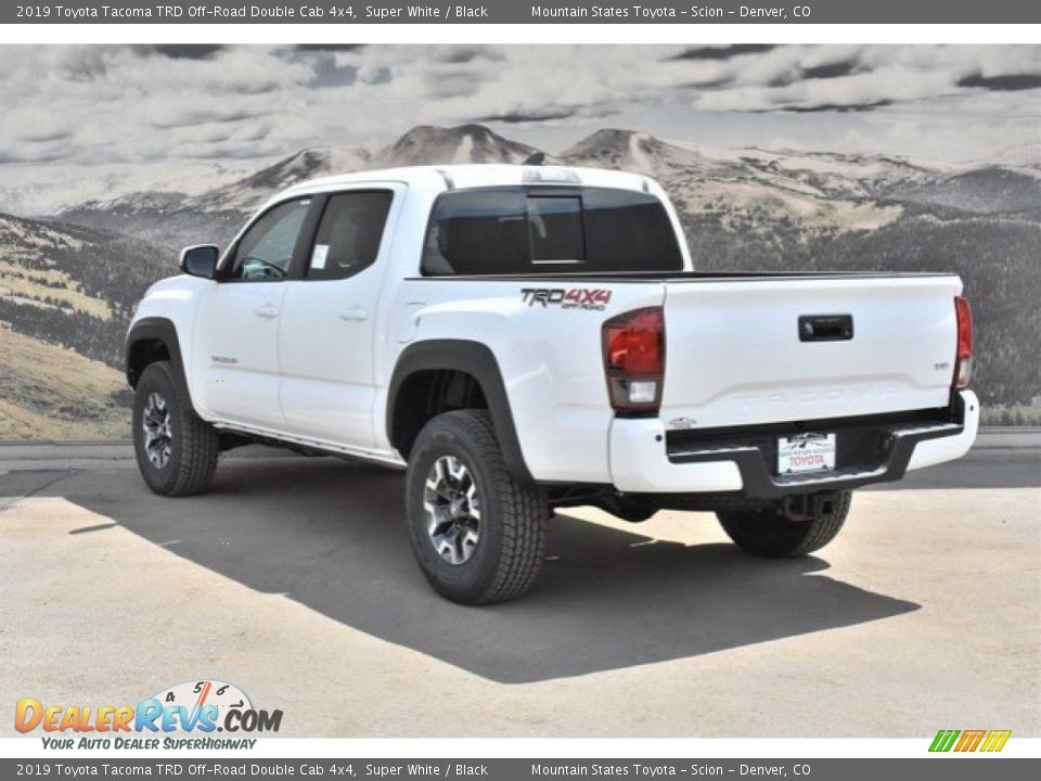 2019 Toyota Tacoma TRD Off-Road Double Cab 4x4 Super White / Black Photo #3