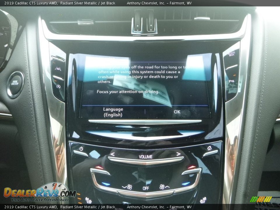 2019 Cadillac CTS Luxury AWD Radiant Silver Metallic / Jet Black Photo #16