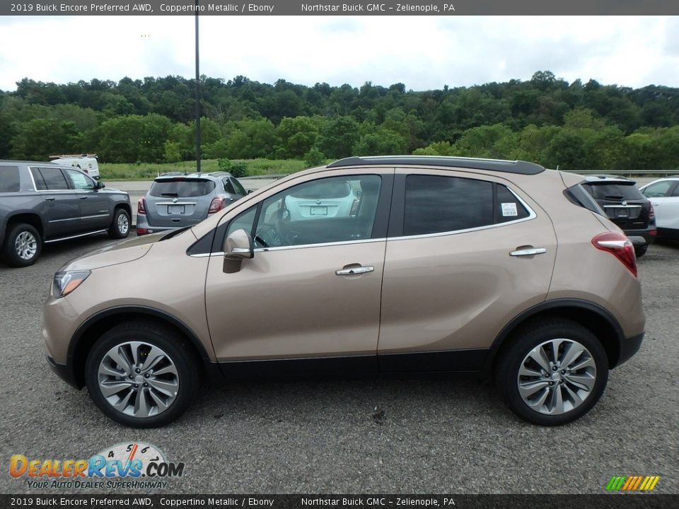 2019 Buick Encore Preferred AWD Coppertino Metallic / Ebony Photo #9