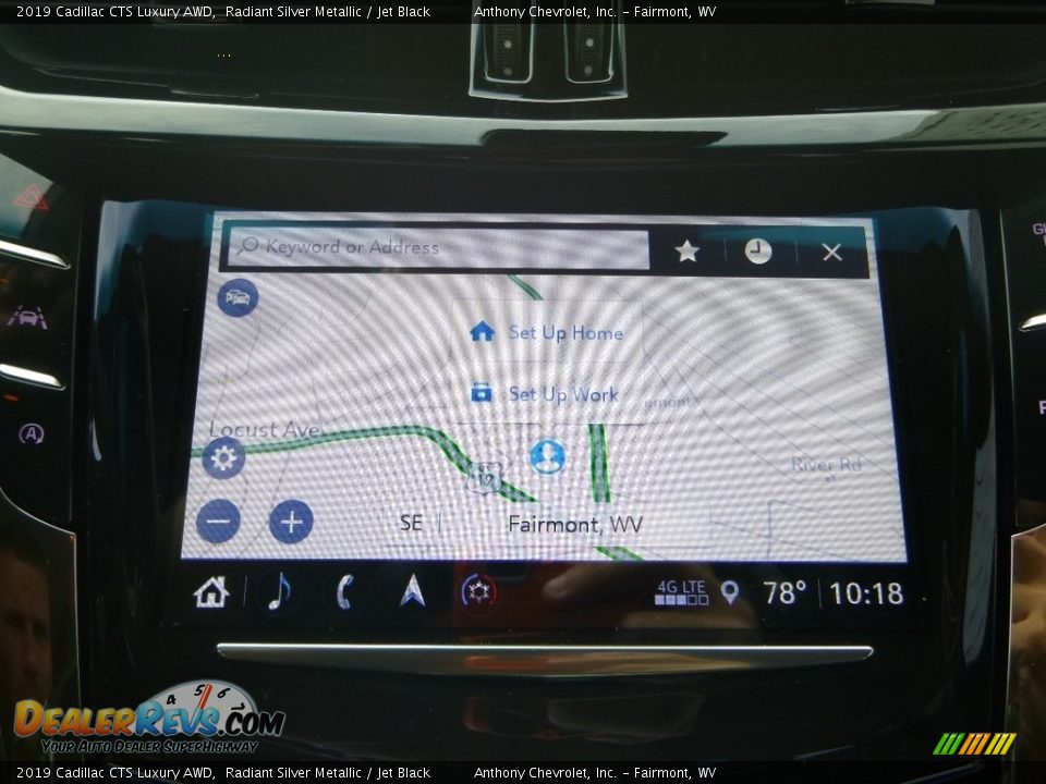 2019 Cadillac CTS Luxury AWD Radiant Silver Metallic / Jet Black Photo #17