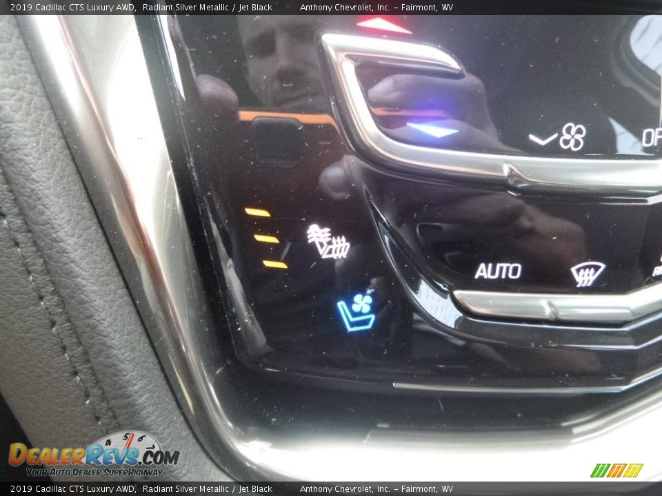 2019 Cadillac CTS Luxury AWD Radiant Silver Metallic / Jet Black Photo #19