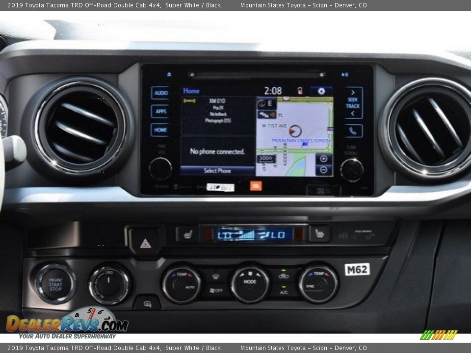 2019 Toyota Tacoma TRD Off-Road Double Cab 4x4 Super White / Black Photo #9