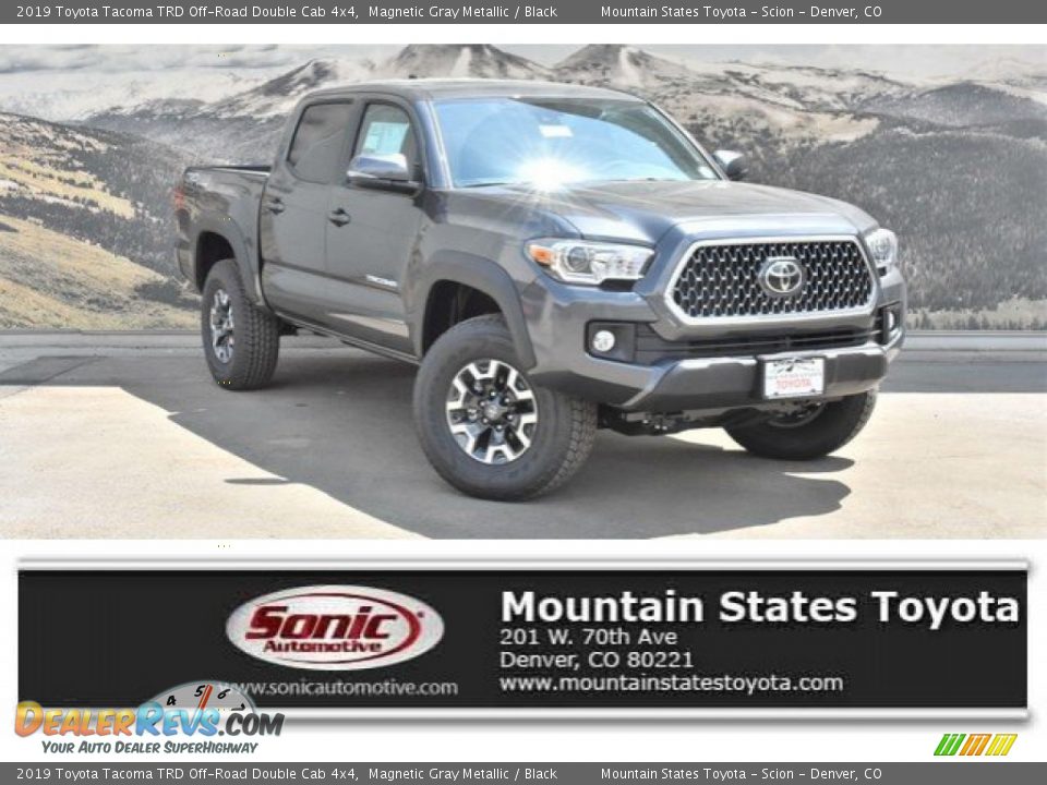 2019 Toyota Tacoma TRD Off-Road Double Cab 4x4 Magnetic Gray Metallic / Black Photo #1