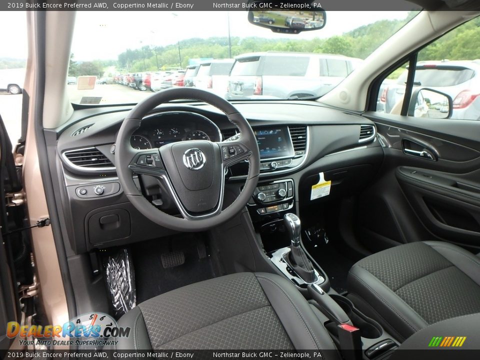 Ebony Interior - 2019 Buick Encore Preferred AWD Photo #15