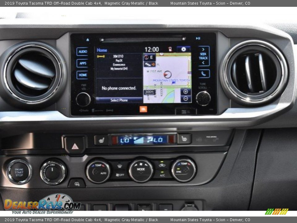 2019 Toyota Tacoma TRD Off-Road Double Cab 4x4 Magnetic Gray Metallic / Black Photo #9
