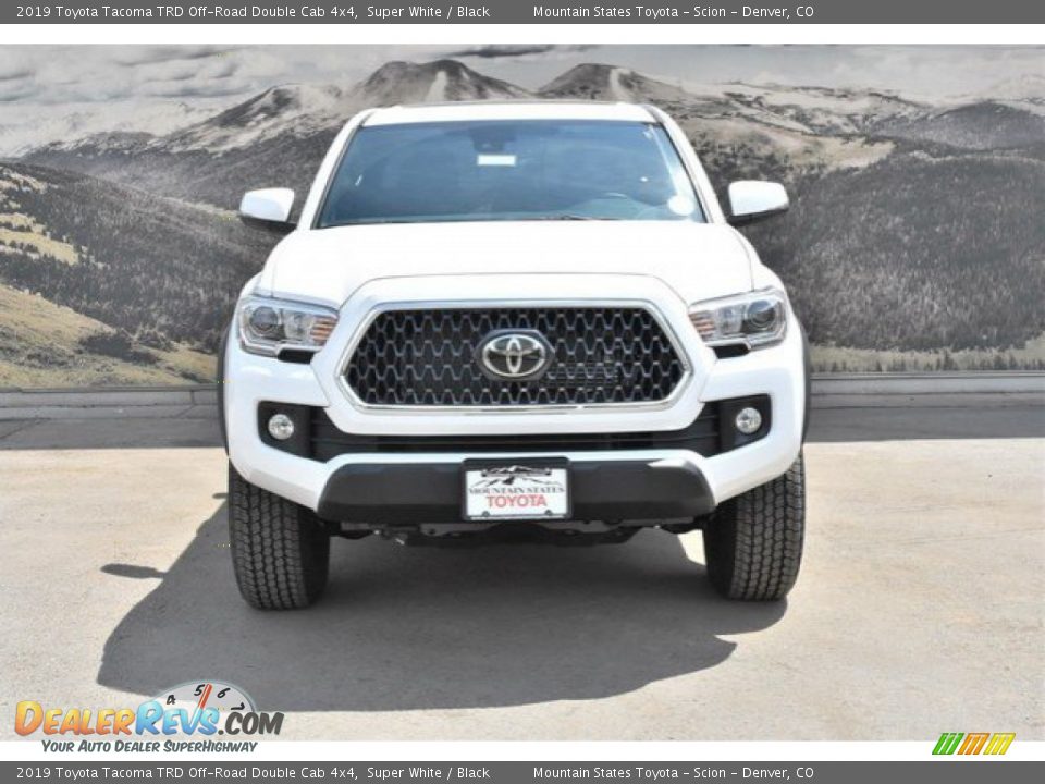 2019 Toyota Tacoma TRD Off-Road Double Cab 4x4 Super White / Black Photo #2