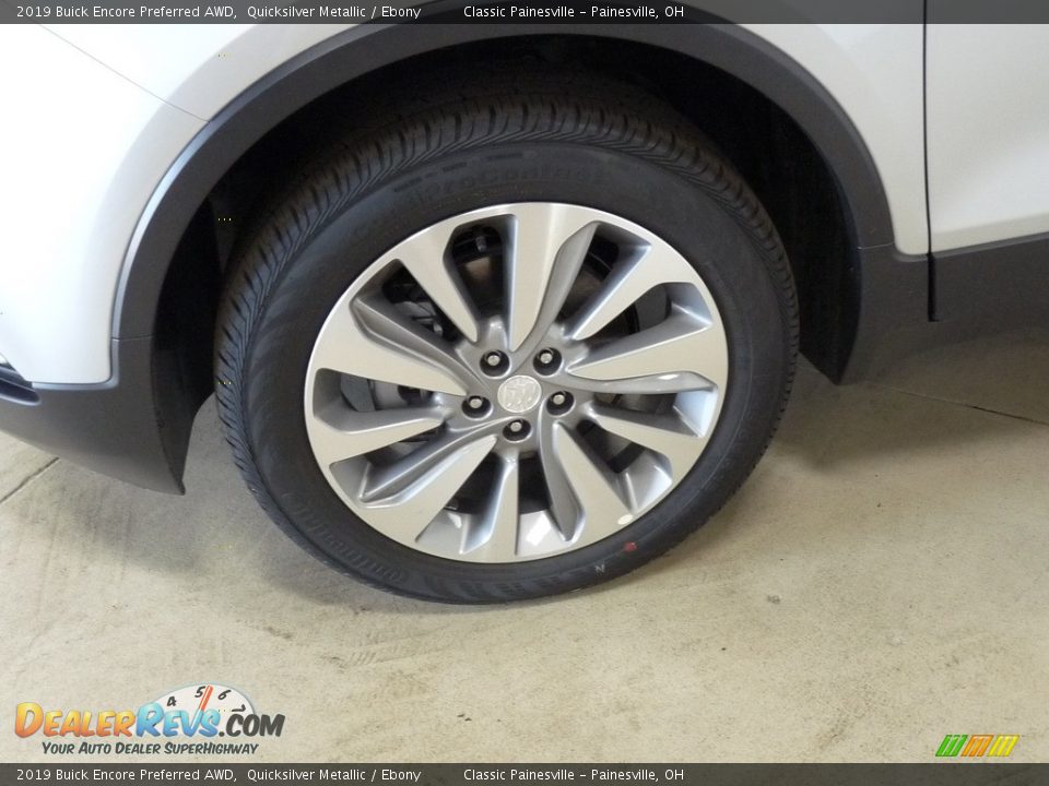 2019 Buick Encore Preferred AWD Quicksilver Metallic / Ebony Photo #5