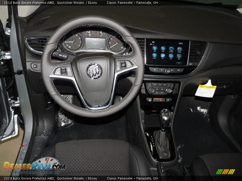 2019 Buick Encore Preferred AWD Quicksilver Metallic / Ebony Photo #8