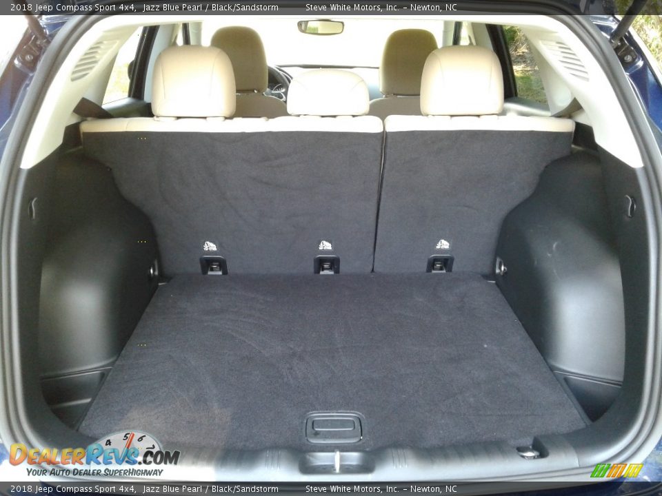 2018 Jeep Compass Sport 4x4 Jazz Blue Pearl / Black/Sandstorm Photo #12