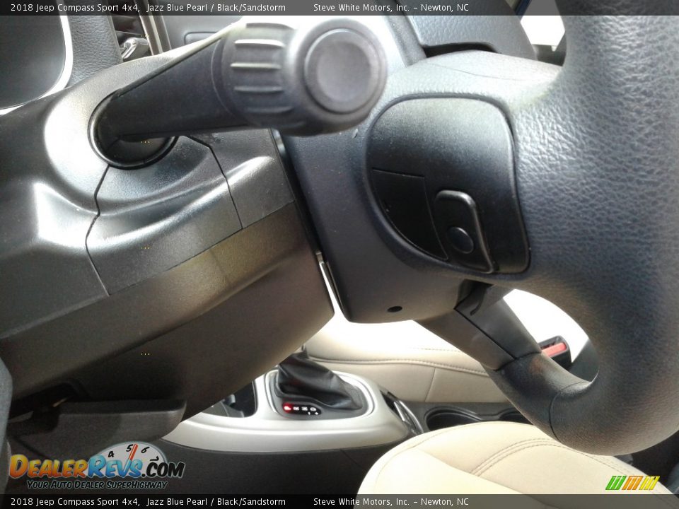 2018 Jeep Compass Sport 4x4 Jazz Blue Pearl / Black/Sandstorm Photo #15