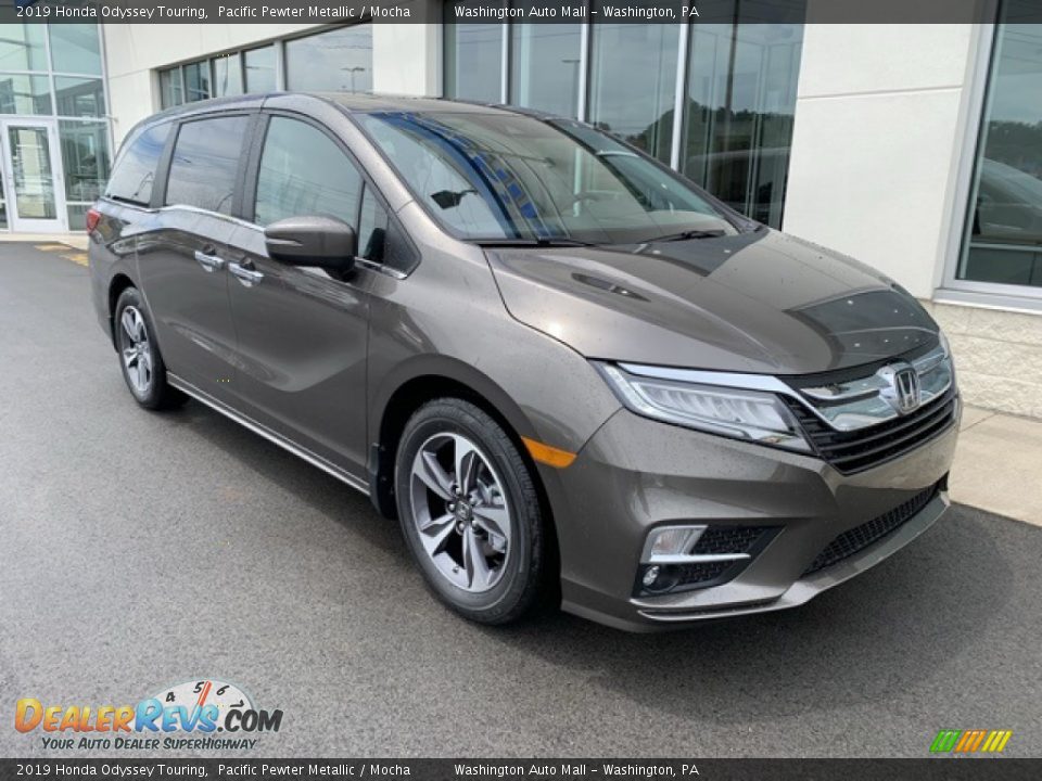 2019 Honda Odyssey Touring Pacific Pewter Metallic / Mocha Photo #2
