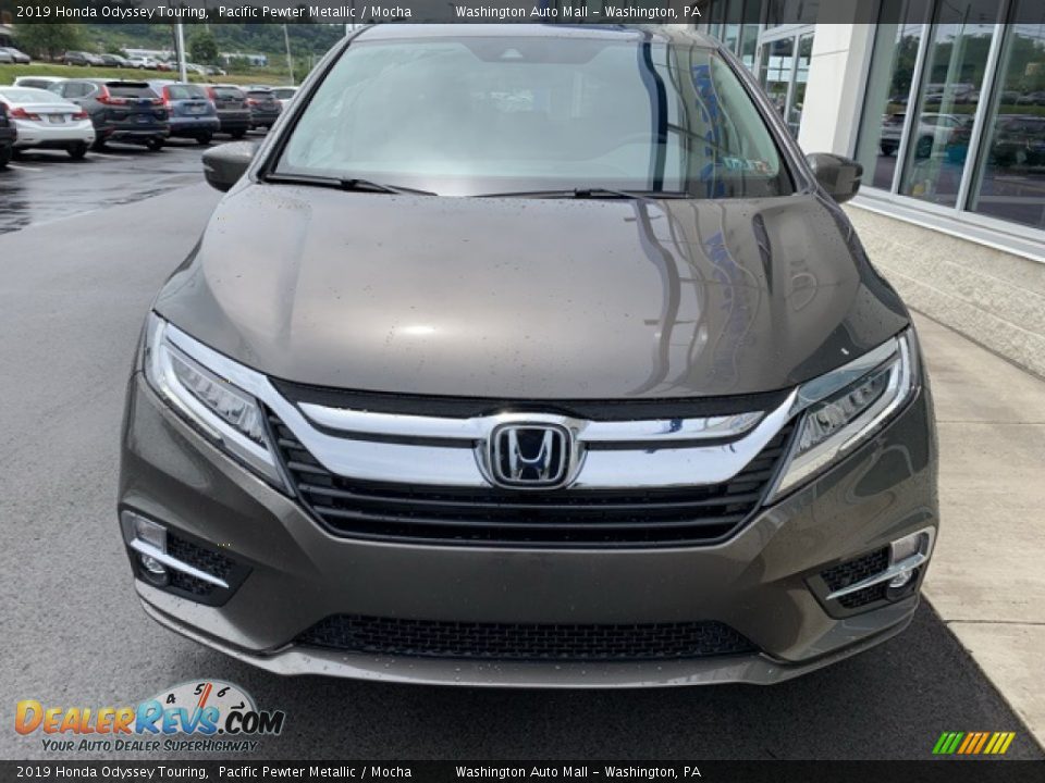 2019 Honda Odyssey Touring Pacific Pewter Metallic / Mocha Photo #3