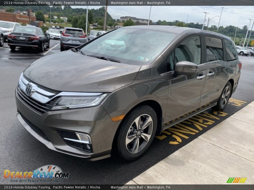 2019 Honda Odyssey Touring Pacific Pewter Metallic / Mocha Photo #4