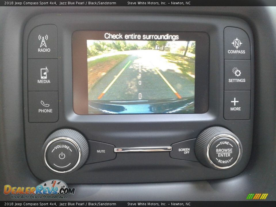 2018 Jeep Compass Sport 4x4 Jazz Blue Pearl / Black/Sandstorm Photo #21