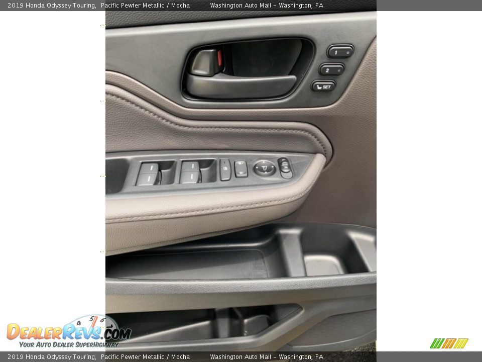 2019 Honda Odyssey Touring Pacific Pewter Metallic / Mocha Photo #11
