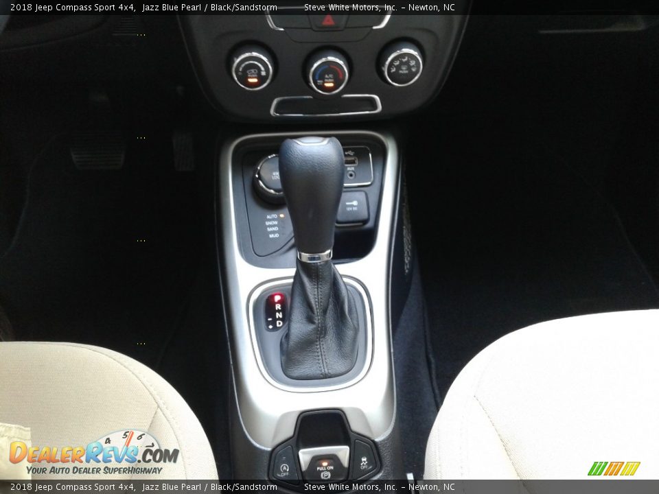 2018 Jeep Compass Sport 4x4 Jazz Blue Pearl / Black/Sandstorm Photo #24