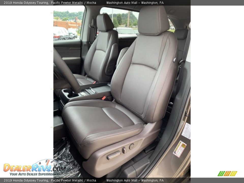 2019 Honda Odyssey Touring Pacific Pewter Metallic / Mocha Photo #14