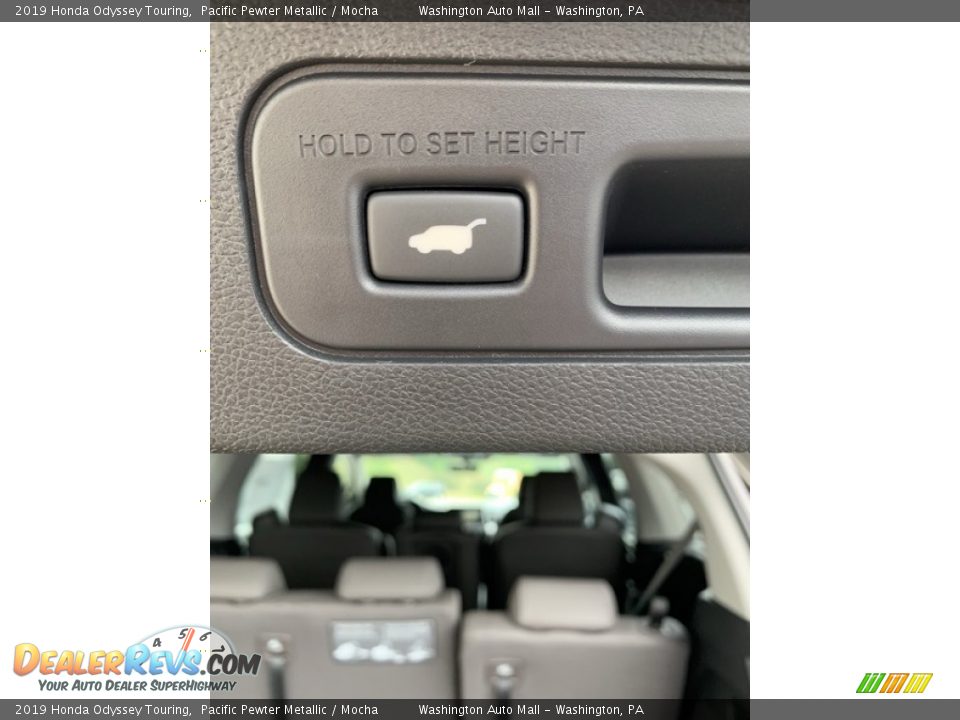 2019 Honda Odyssey Touring Pacific Pewter Metallic / Mocha Photo #21