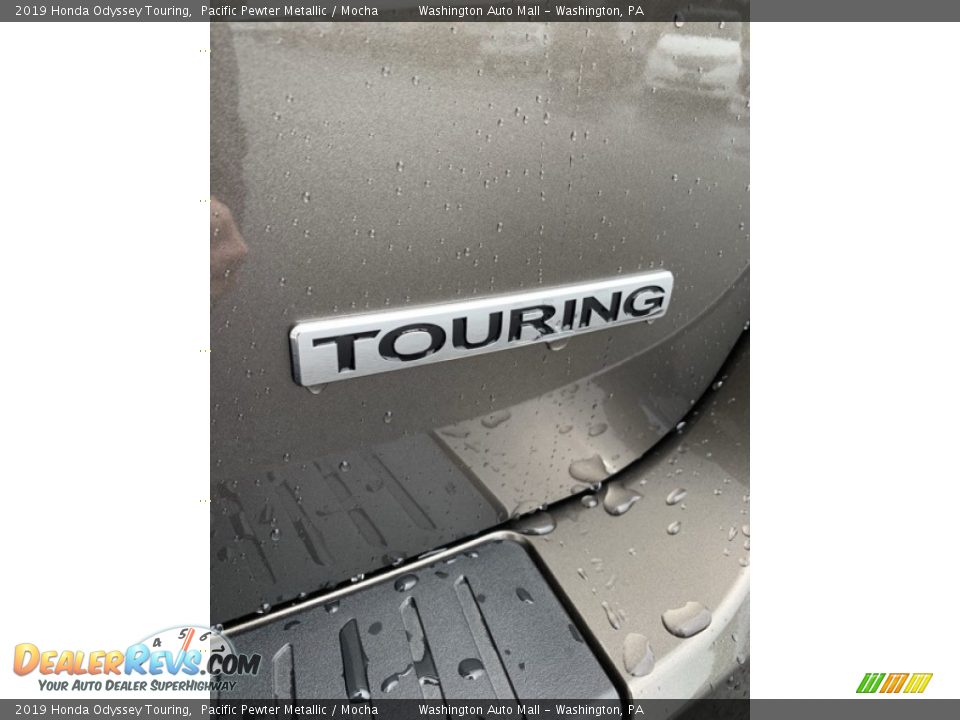 2019 Honda Odyssey Touring Pacific Pewter Metallic / Mocha Photo #22