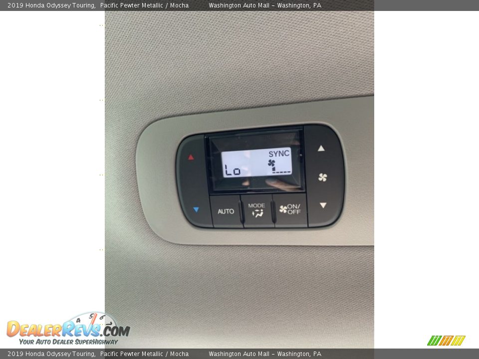 2019 Honda Odyssey Touring Pacific Pewter Metallic / Mocha Photo #27
